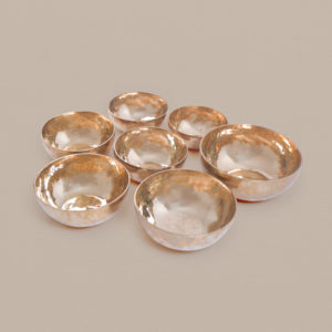 Pure Bliss C2 Set of 7 Bowls – 2nd Octave, Gold Finish