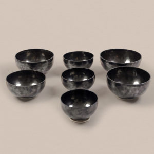 Pure Bliss C3 Set of 7 Bowls – 3rd Octave, Midnight Black